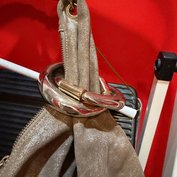 Jimmy Choo Gold Hobo Bag - Picture 6 of 6